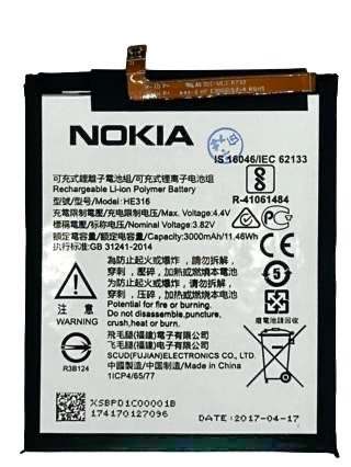 NOKIA 6 電池 (HE316) (TA-1003)原 N6-B