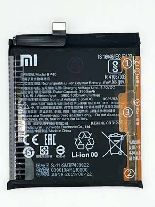 小米 9T PRO 電池 K20 PRO 電池 (BP40) 原 VA9TP-B